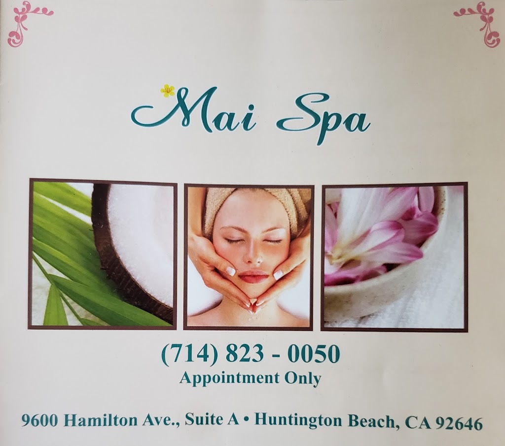 Mai Spa | 9600 Hamilton Ave suite a, Huntington Beach, CA 92646, USA | Phone: (714) 823-0050