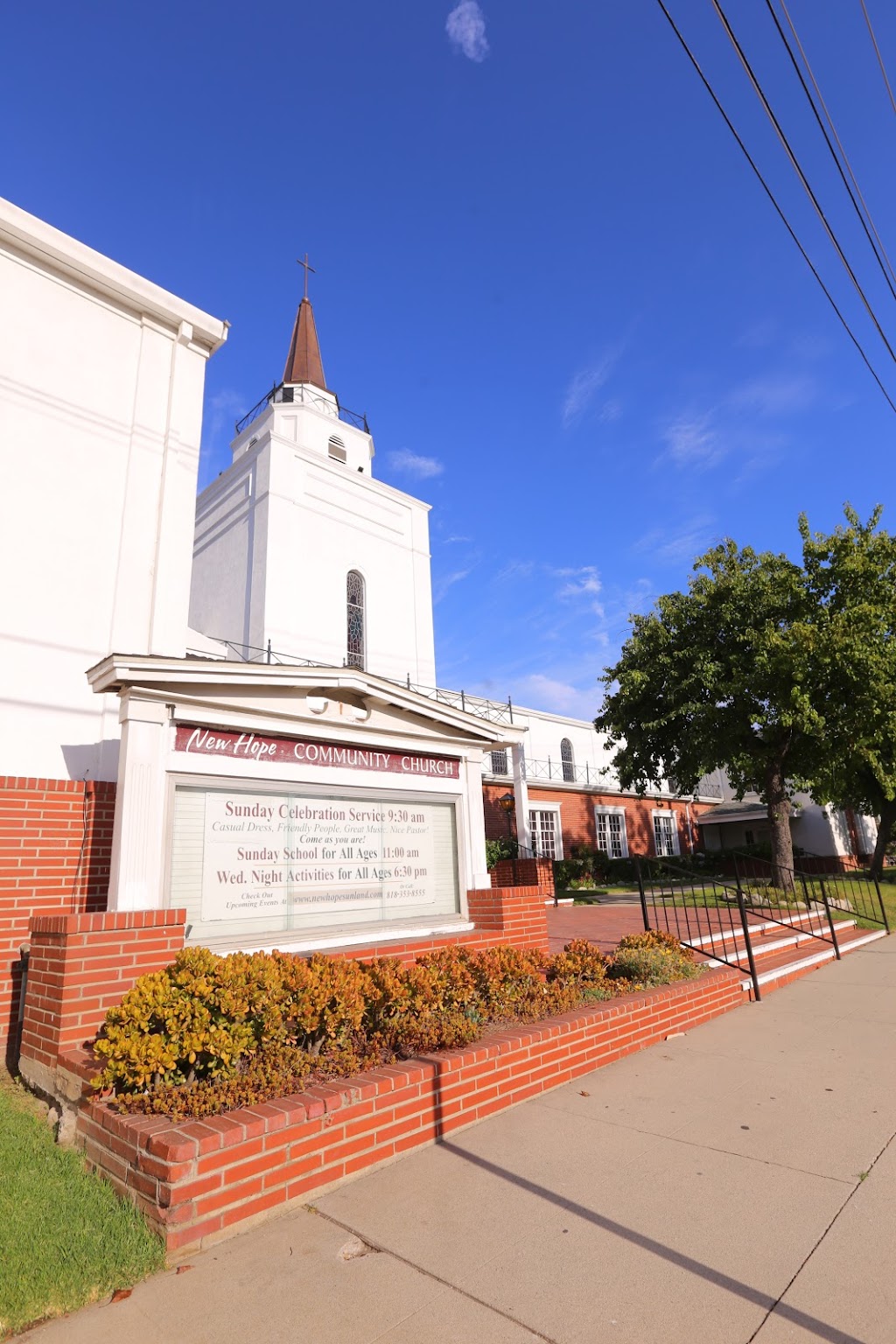 New Hope Community Church | 10438 Oro Vista Ave, Sunland-Tujunga, CA 91040, USA | Phone: (818) 353-8555