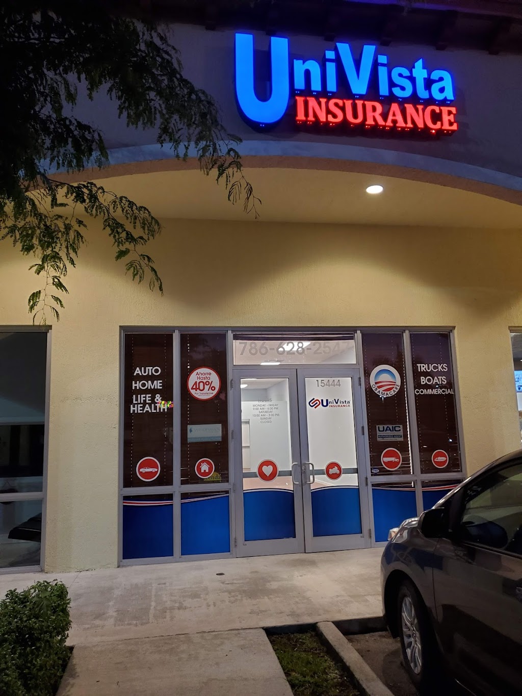 Univista Insurance | 10201 Hammocks Blvd Unit 158, Miami, FL 33196, USA | Phone: (786) 628-2547