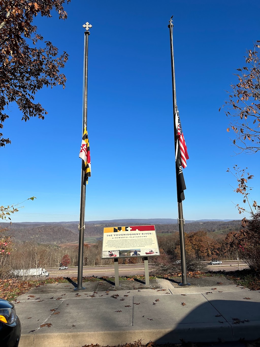 Youghiogheny Overlook Welcome Center | I-68 Eastbound, MM#6, I-68, Friendsville, MD 21531, USA | Phone: (301) 746-5230