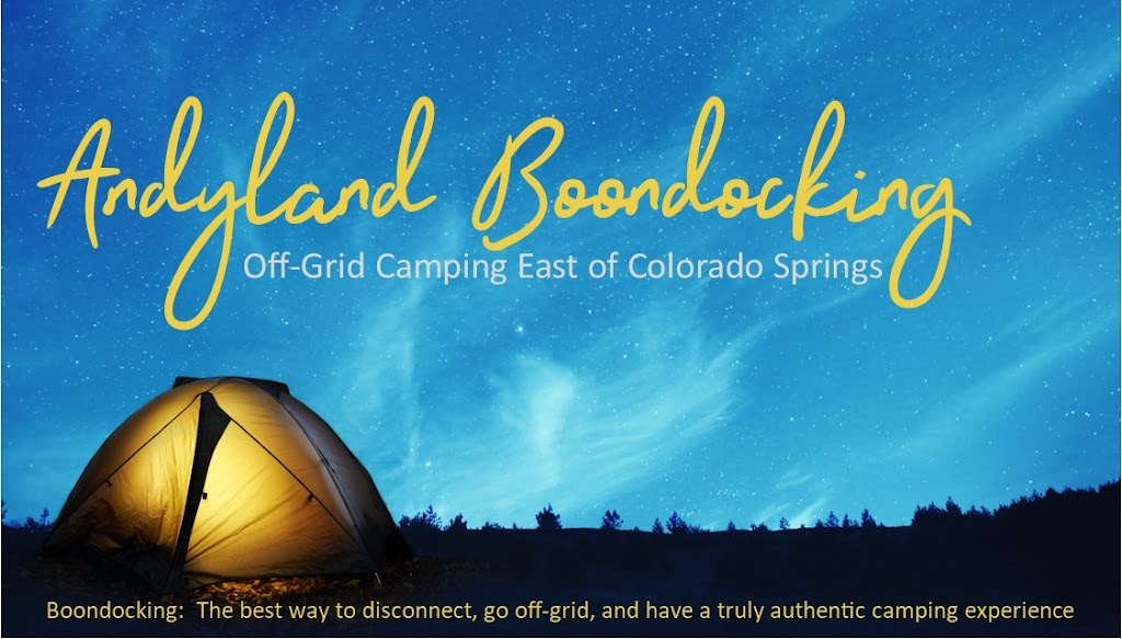 Andyland Boondocking | 21065 Judge Orr Rd, Calhan, CO 80808, USA | Phone: (719) 960-7554