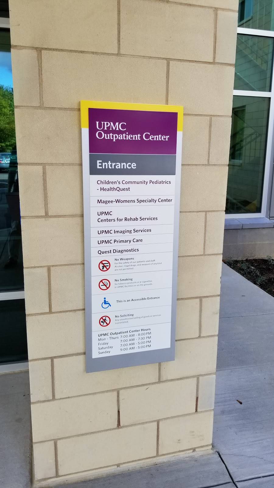UPMC Outpatient Center | 4490 Mt Royal Blvd, Allison Park, PA 15101, USA | Phone: (412) 219-0400
