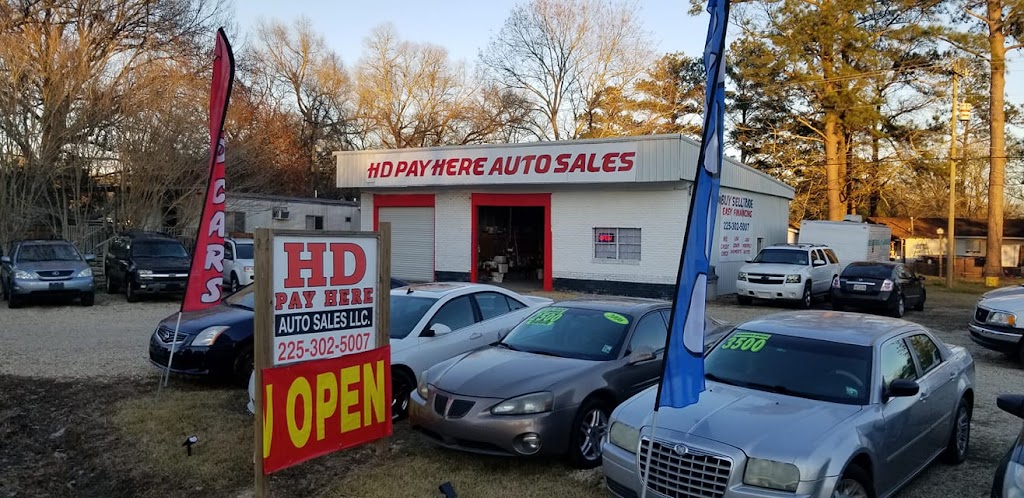 H D Pay Here Auto Sales, LLC | 9136 Cockerham Rd, Denham Springs, LA 70726, USA | Phone: (225) 523-7677