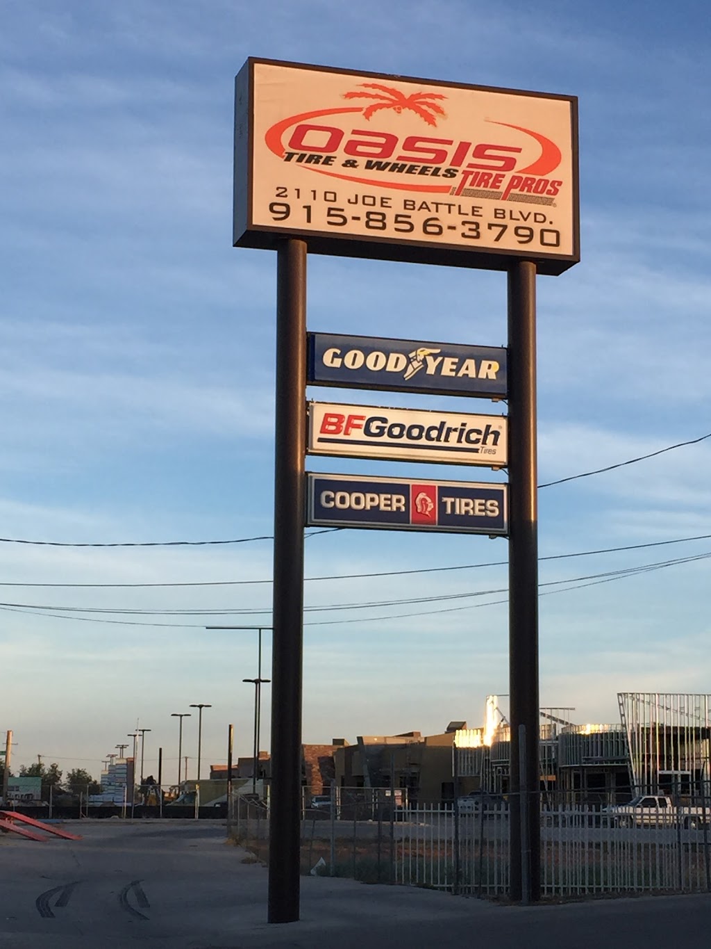 Oasis Tires & Wheels - 2110 Joe Battle Blvd, El Paso, TX 79938