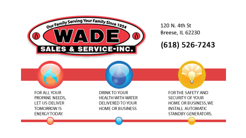 Wade Sales & Services Inc | 12804 Drive in Rd, Breese, IL 62230, USA | Phone: (618) 526-7243