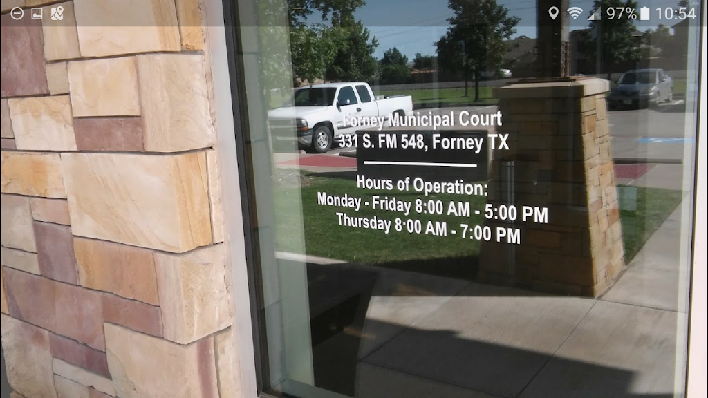 Forney Municipal Court | 331 S Farm to Market 548, Forney, TX 75126, USA | Phone: (972) 564-7311