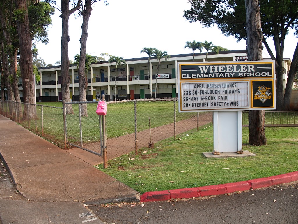 Wheeler Elementary School | 1 Wheeler Army Airfield, Wahiawa, HI 96786, USA | Phone: (808) 305-9500