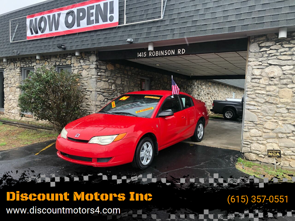 Discount Motors, Inc | 1415 Robinson Rd, Old Hickory, TN 37138, USA | Phone: (615) 357-0551