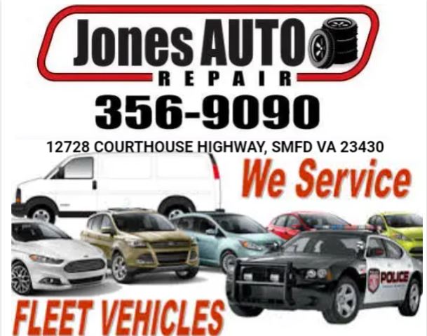 Jones Auto Repair | 12728 Courthouse Hwy, Smithfield, VA 23430, USA | Phone: (757) 356-9090