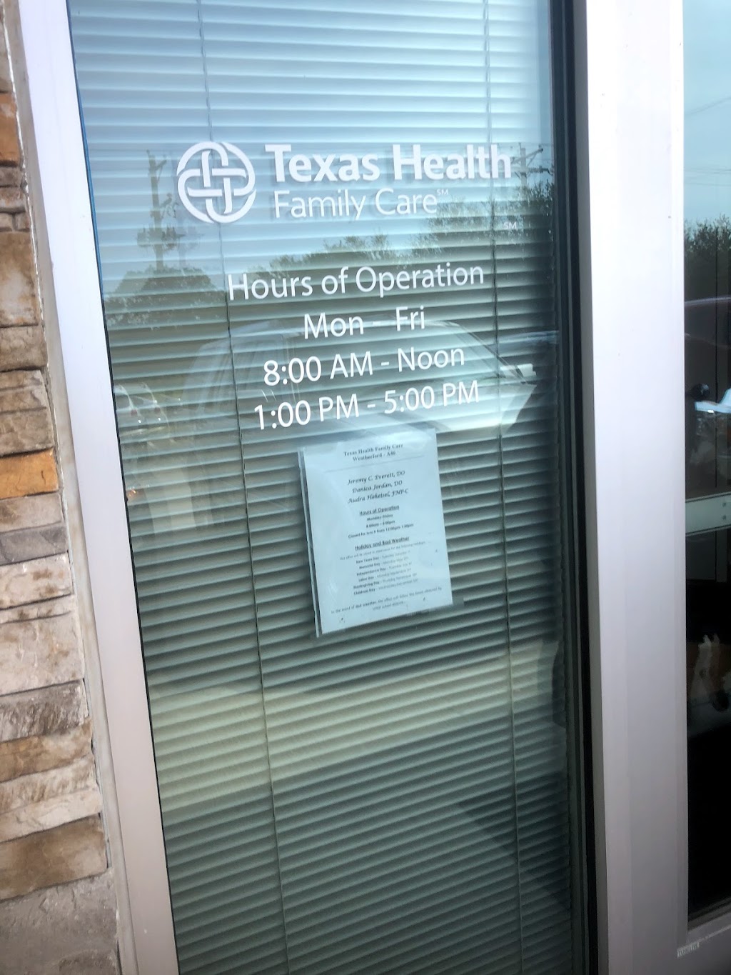 Texas Health Family Care | 2005 Fort Worth Hwy Suite 200, Weatherford, TX 76086, USA | Phone: (817) 598-5620