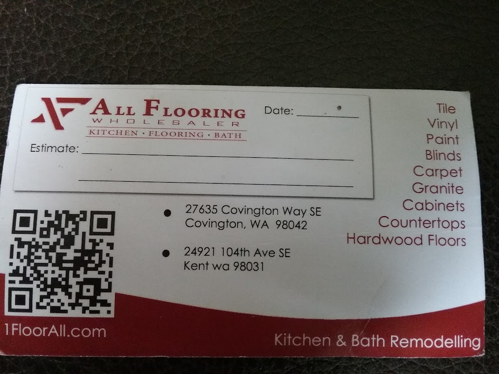 All Flooring Wholesalers 27635 Covington way SE, #5 Covington WA 98042 | 27635 Covington Way SE, Covington, WA 98042, USA | Phone: (253) 220-6262