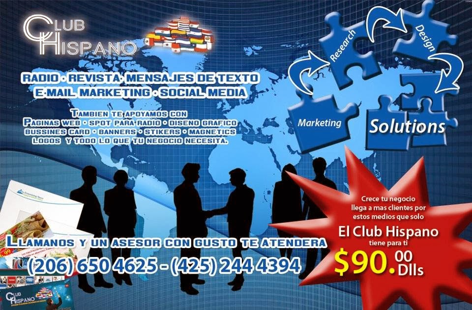 Club Hispano Llc | 15332 Hwy 99 Suite 1, Lynnwood, WA 98087, USA | Phone: (425) 244-4394