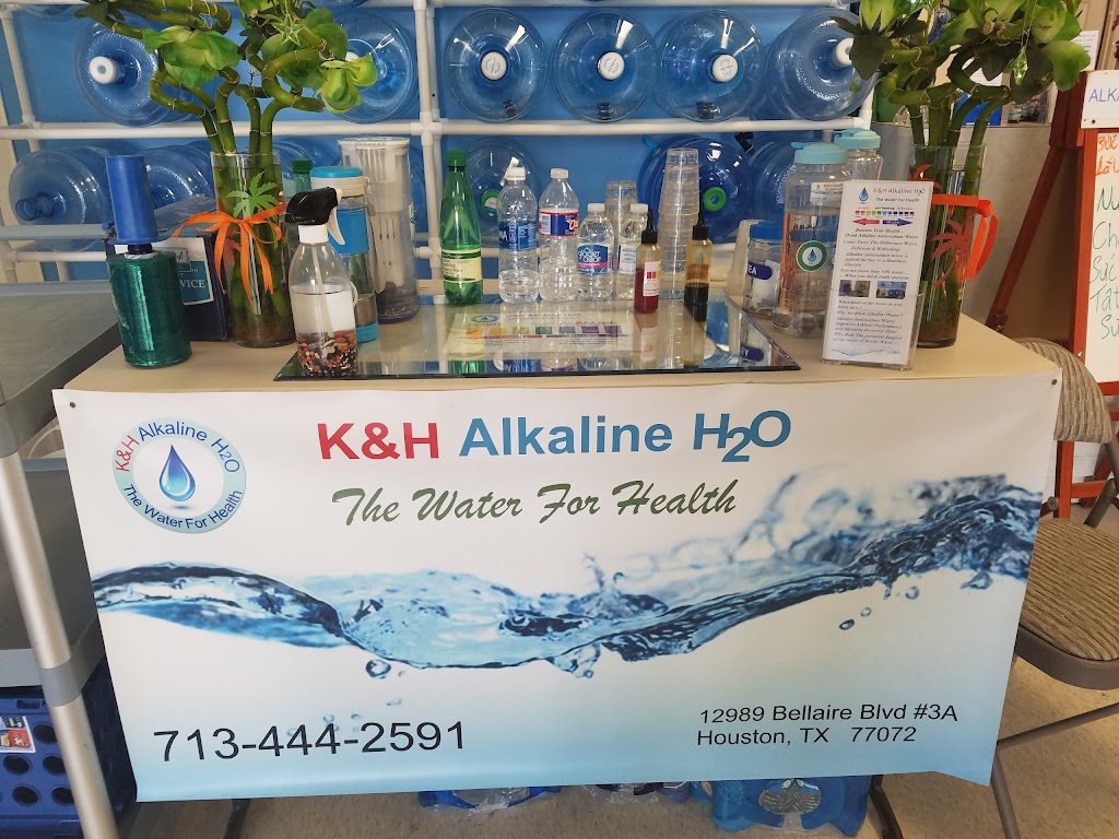 K&H Alkaline H2O | 12989 Bellaire Blvd #3A, Houston, TX 77072, USA | Phone: (713) 444-2591