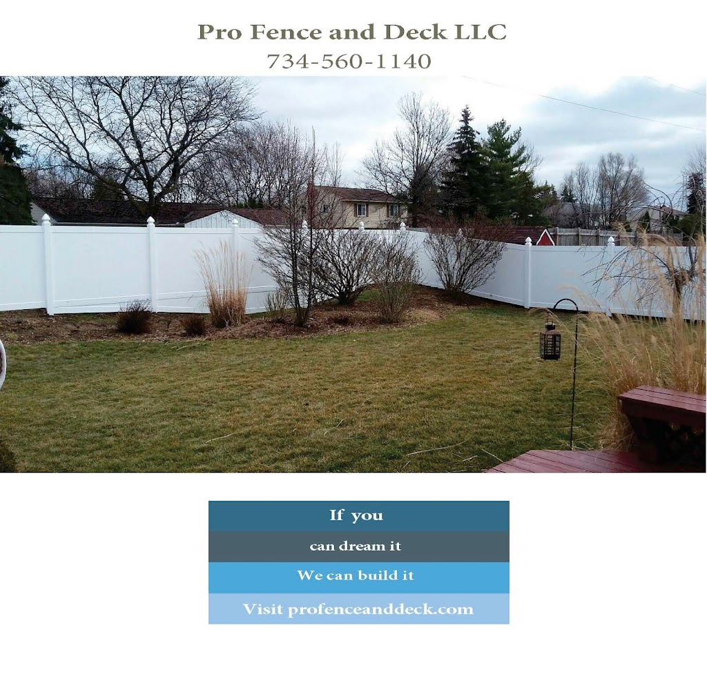 Pro Fence and Deck LLC | 24081 Karnak Ct, Brownstown Charter Twp, MI 48174, USA | Phone: (734) 560-1140