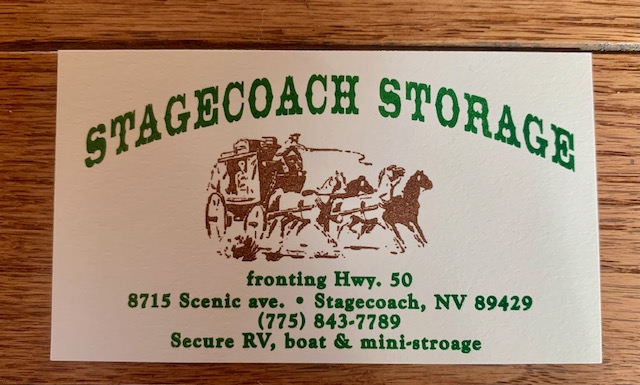Stagecoach Storage | 8715 Scenic Ave, Stagecoach, NV 89429, USA | Phone: (775) 843-7789