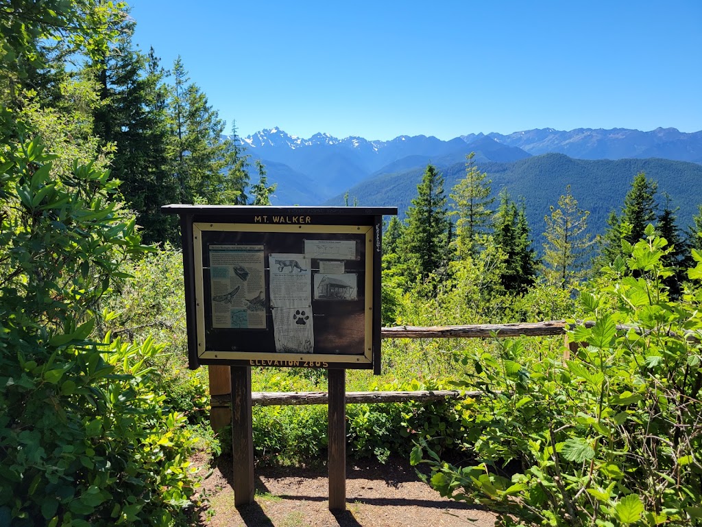 Mt. Walker Viewpoint | Mt Walker Lookout Rd, Brinnon, WA 98320, USA | Phone: (360) 956-2402