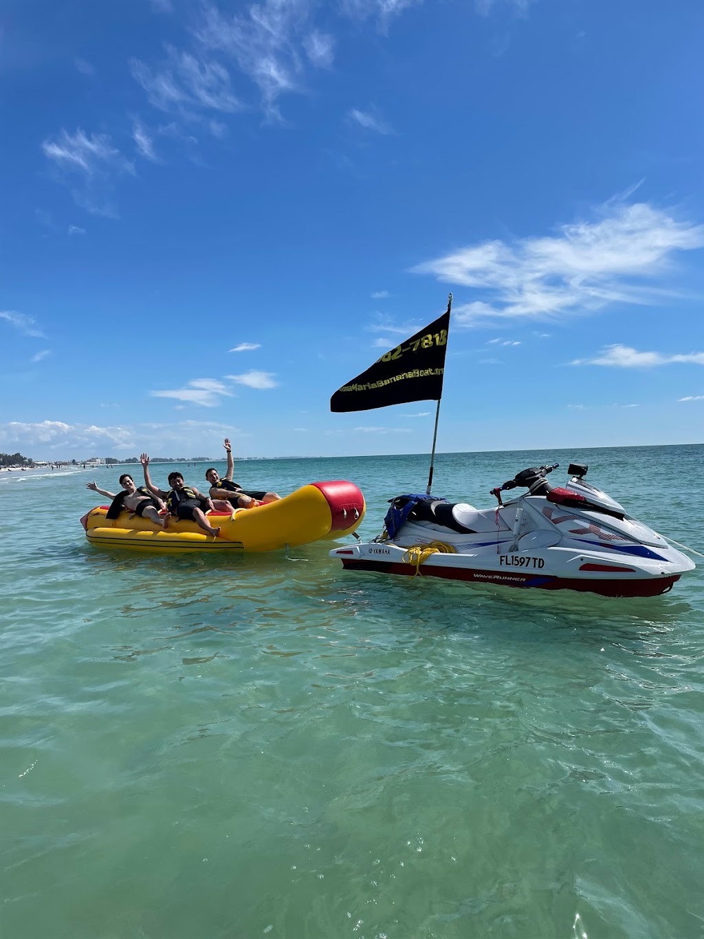 Anna Maria Banana Boat Rides | 5325 Marina Dr, Holmes Beach, FL 34217, USA | Phone: (941) 962-7818