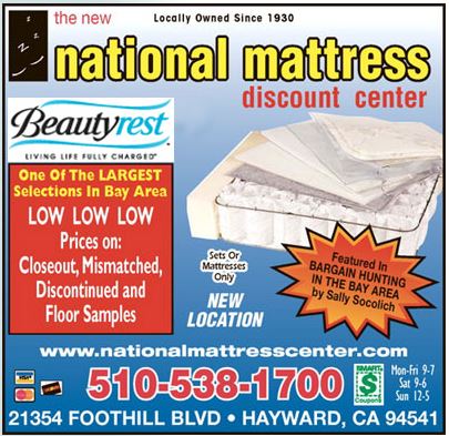 New National Mattress Discount Center | 21354 Foothill Blvd, Hayward, CA 94541, USA | Phone: (510) 538-1700