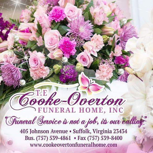 T.E. Cooke-Overton Funeral Home, Inc. | 405 Johnson Ave, Suffolk, VA 23434, USA | Phone: (757) 539-4861