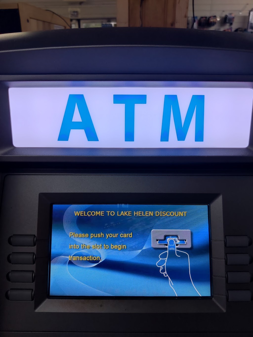 ATM (Lake Helen Discount) | 143 Cassadaga Rd, Lake Helen, FL 32744, USA | Phone: (305) 707-7702