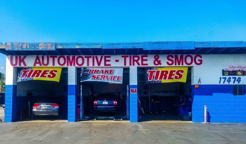 UK Automotive Tire & Smog | 17474 Foothill Blvd, Fontana, CA 92335, USA | Phone: (909) 823-1684