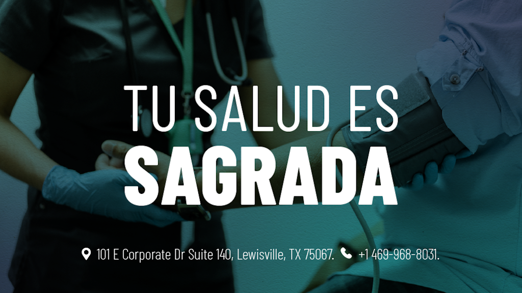 Clinica Hispana Sagrada Familia | 101 E Corporate Dr Suite 140, Lewisville, TX 75067, USA | Phone: (469) 968-8031