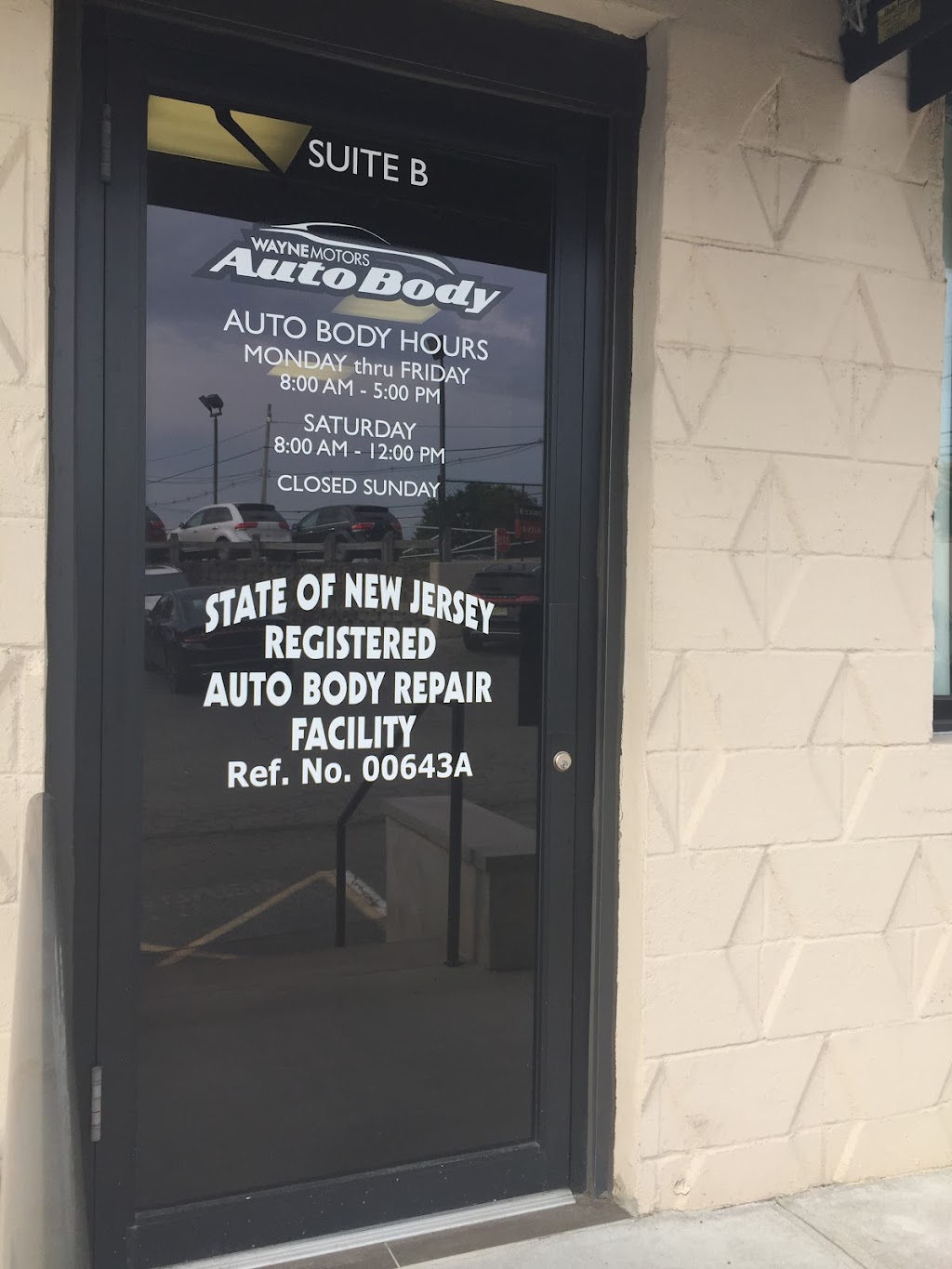 Wayne Motors Auto Body | 1910 NJ-23 Suite B, Wayne, NJ 07470, USA | Phone: (973) 696-9777