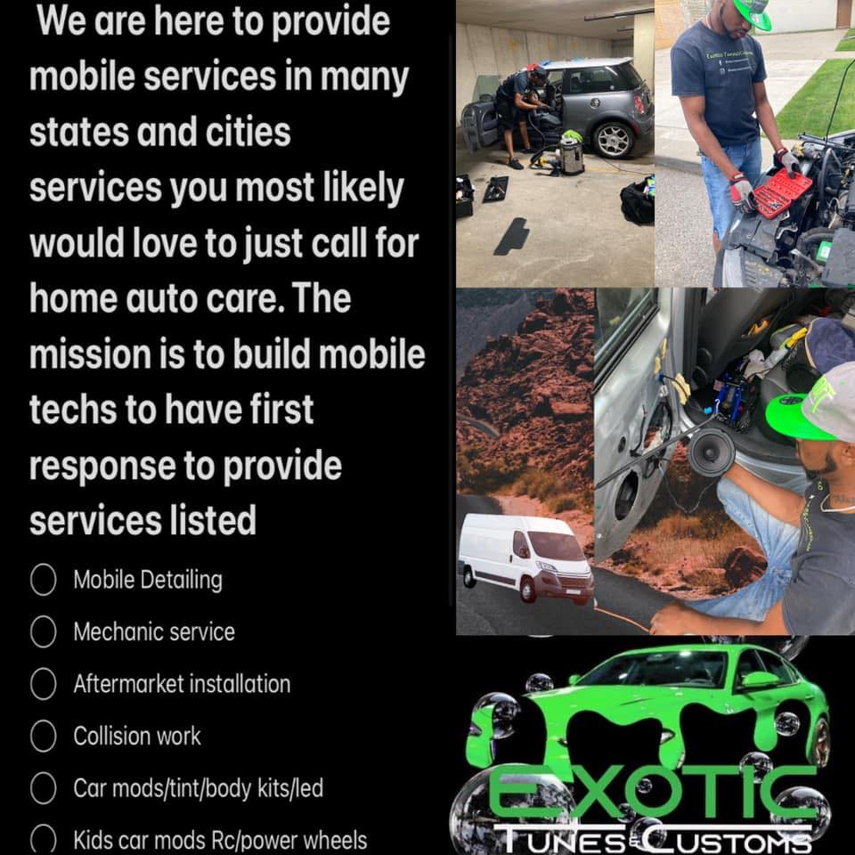 Exotic Tunes and Customs | 1486 Southfield Rd, Lincoln Park, MI 48146, USA | Phone: (313) 465-2317