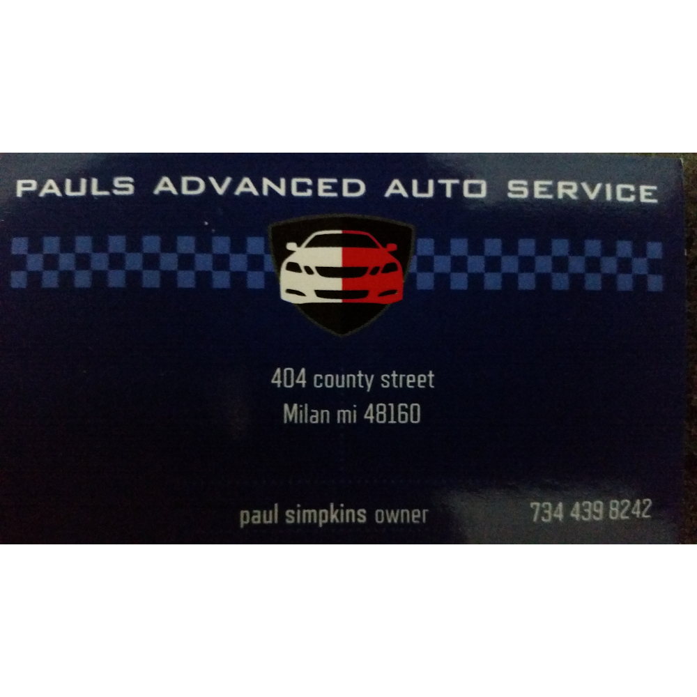 Pauls Advanced Auto Service | 404 County St, Milan, MI 48160, USA | Phone: (734) 439-8242