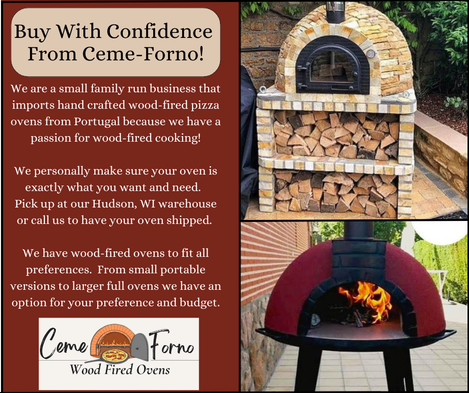 Ceme-Forno Wood Fired Pizza Ovens | 579 Schommer Dr, Hudson, WI 54016, USA | Phone: (715) 377-2133