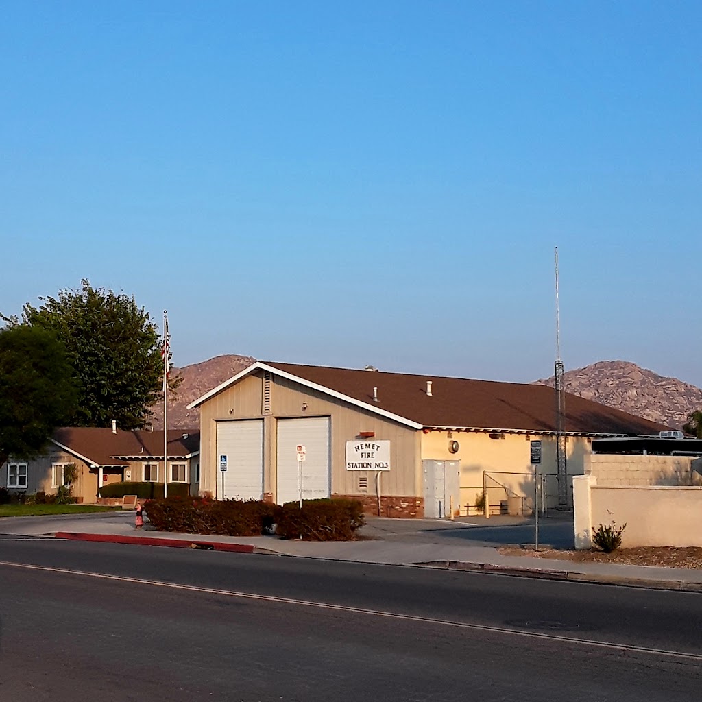 City of Hemet Fire Station #3 | 4110 W Devonshire Ave, Hemet, CA 92545, USA | Phone: (951) 765-2463