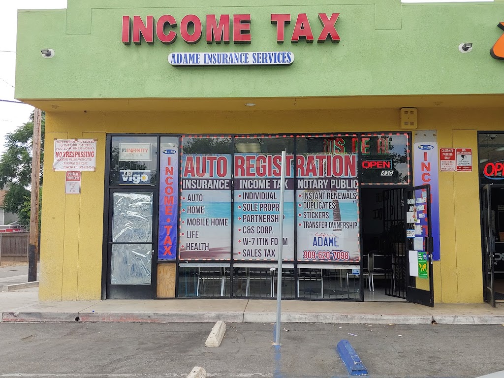 Adames Insurance Service | 430 W Holt Ave A, Pomona, CA 91768, USA | Phone: (909) 620-7098