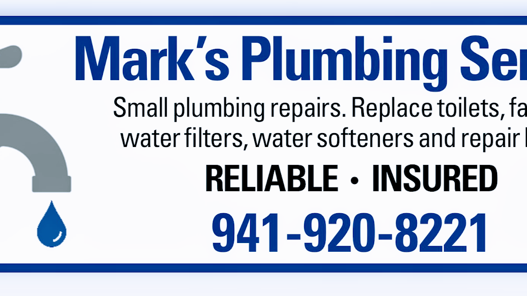 Marks Plumbing Service | 3509 Asbury Dr, Parrish, FL 34219, USA | Phone: (941) 920-8221
