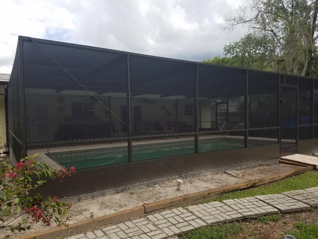 Pool Enclosure Painting and Restoration | 18508 Avocet Dr, Lutz, FL 33558, USA | Phone: (727) 491-7338