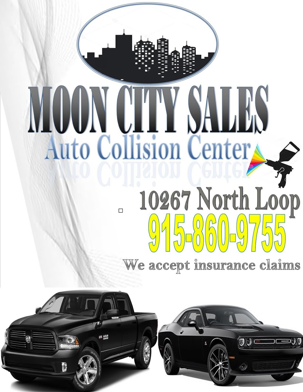 Moon City Sales Auto Collision Center | 10267 N Loop Dr, Socorro, TX 79927, USA | Phone: (915) 860-9755