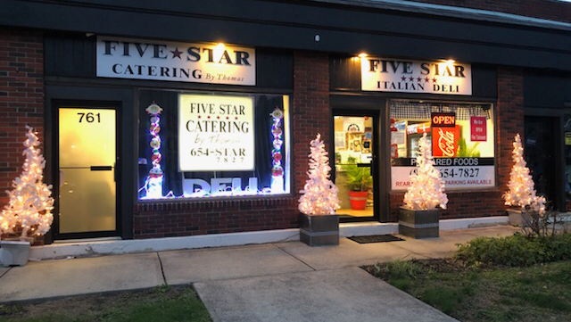 Five Star Catering by Thomas | 761 Central Ave, Westfield, NJ 07090, USA | Phone: (908) 654-7827