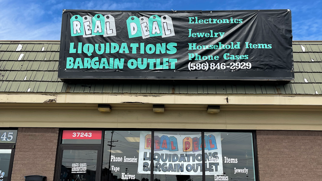 Real Deal Liquidations Bargain Outlet | 19189 15 Mile Rd, Clinton Twp, MI 48035, USA | Phone: (586) 354-8575