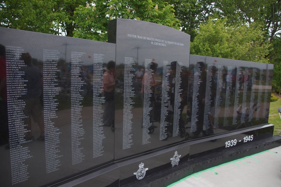 Essex Memorial Spitfire Monument | Talbot Street N. Heritage Gardens, Essex ON C/O Box 301, Cottam, ON N0R 1B0, Canada | Phone: (519) 566-8125