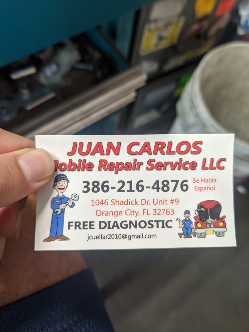 Juan Carlos Mobile Mechanic | 1046 Shadick Dr Unit 9, Orange City, FL 32763, USA | Phone: (386) 216-4876