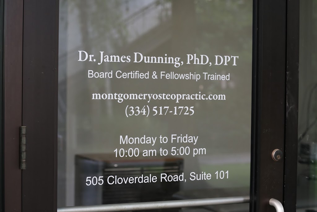 Dr. James Dunning, DPT, PhD | 505 Cloverdale Rd Suite 101, Montgomery, AL 36106, USA | Phone: (334) 517-1725