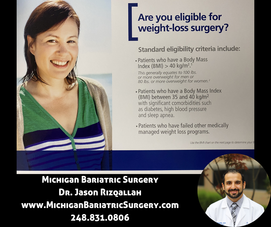 Michigan Bariatric Surgery - Dr. Jason Rizqallah, MD | 28455 Haggerty Rd suite 203, Novi, MI 48377, USA | Phone: (248) 831-0806