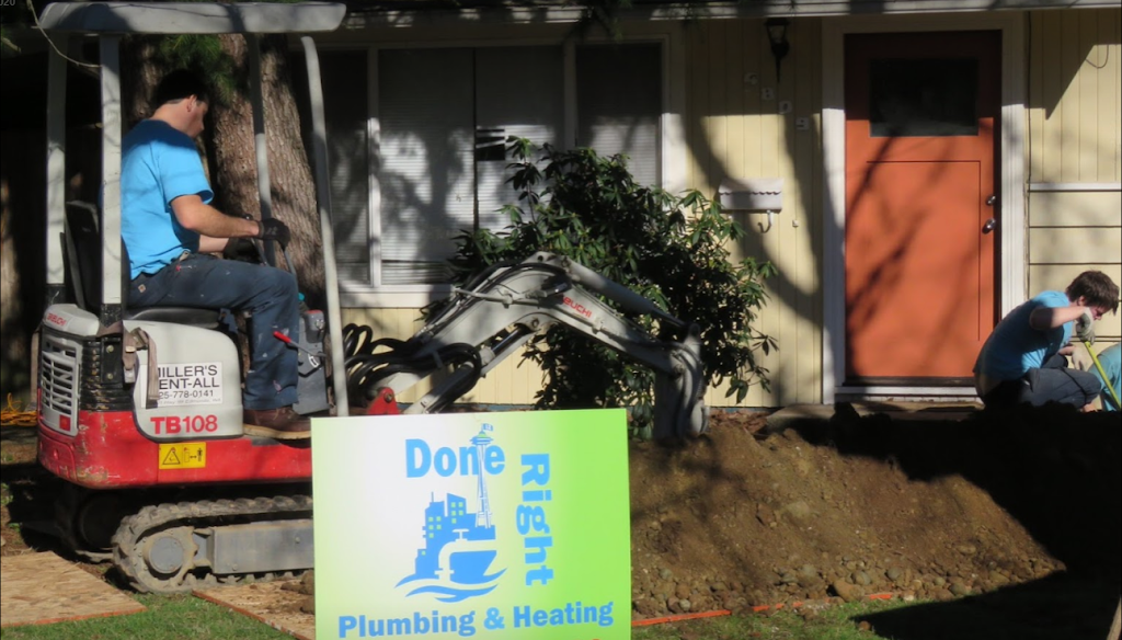Done Right Plumbing | 20410 S Danvers Rd, Lynnwood, WA 98036, USA | Phone: (425) 245-7552