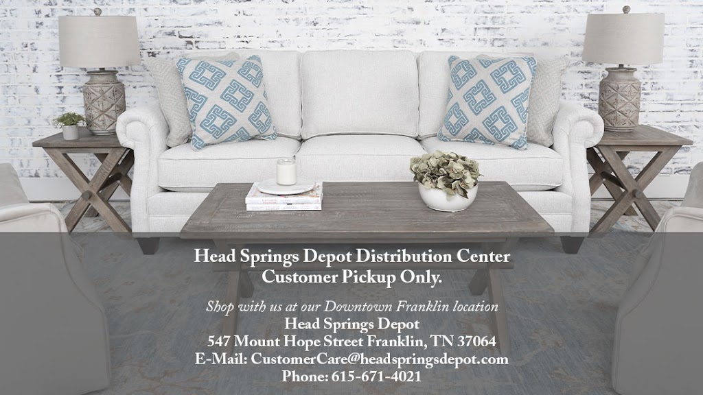 Head Springs Depot Distribution Center -- Customer Pickup Only | 5542 Nashville Hwy, Chapel Hill, TN 37034, USA | Phone: (615) 250-0894