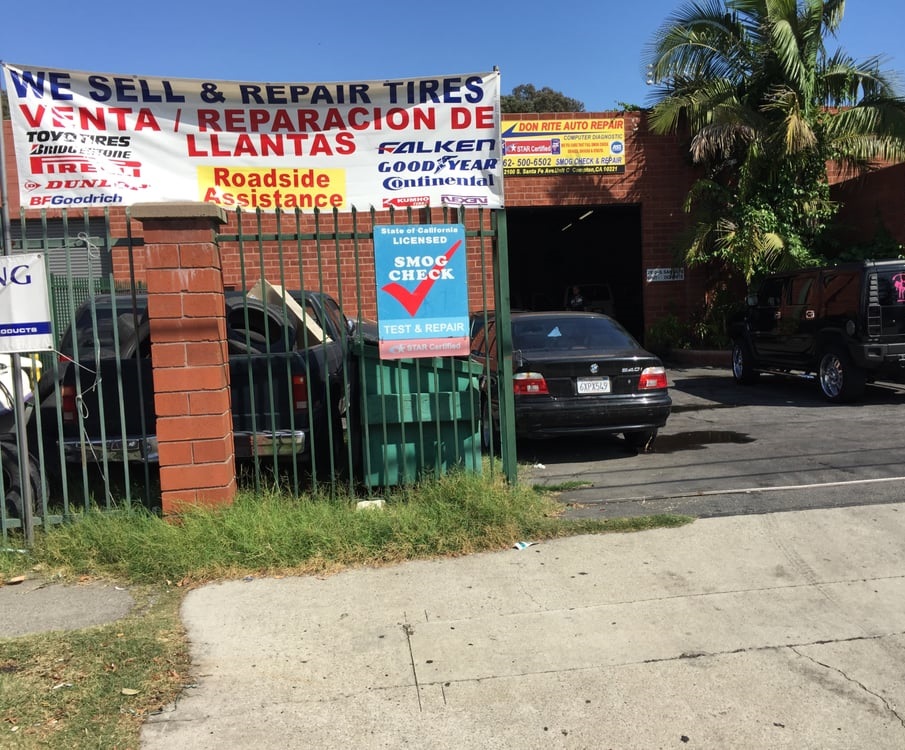 Don Rite Auto Repair / Smog / Tow Service | 2100 S Santa Fe Ave, Compton, CA 90221, USA | Phone: (562) 500-6502