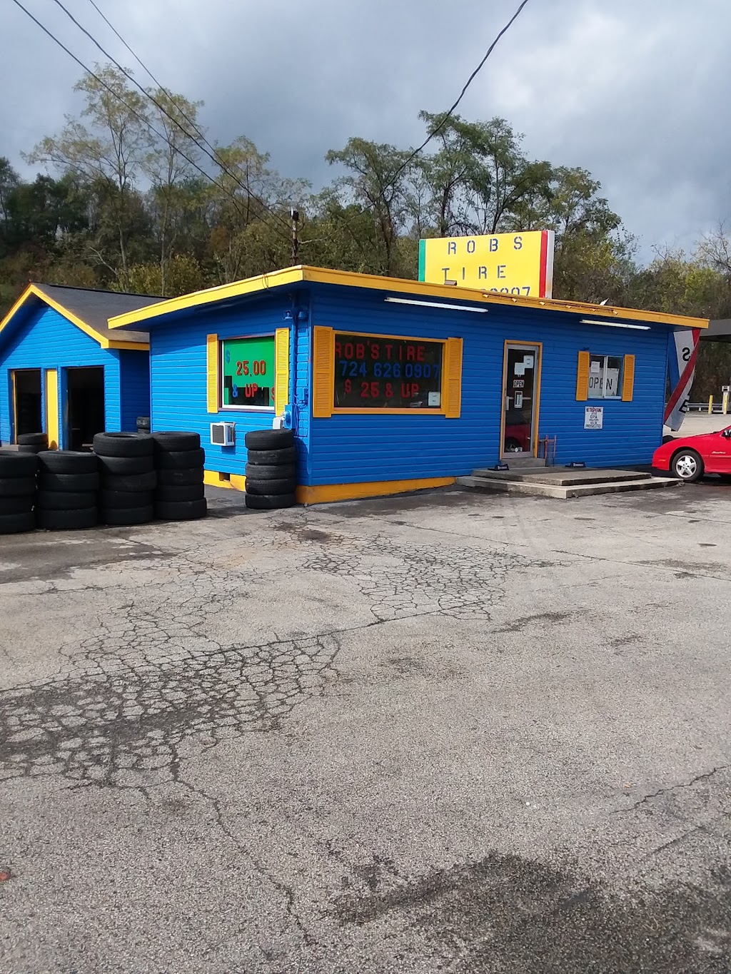 Robs Tire Services | 2606 Memorial Blvd, Connellsville, PA 15425, USA | Phone: (724) 626-0907