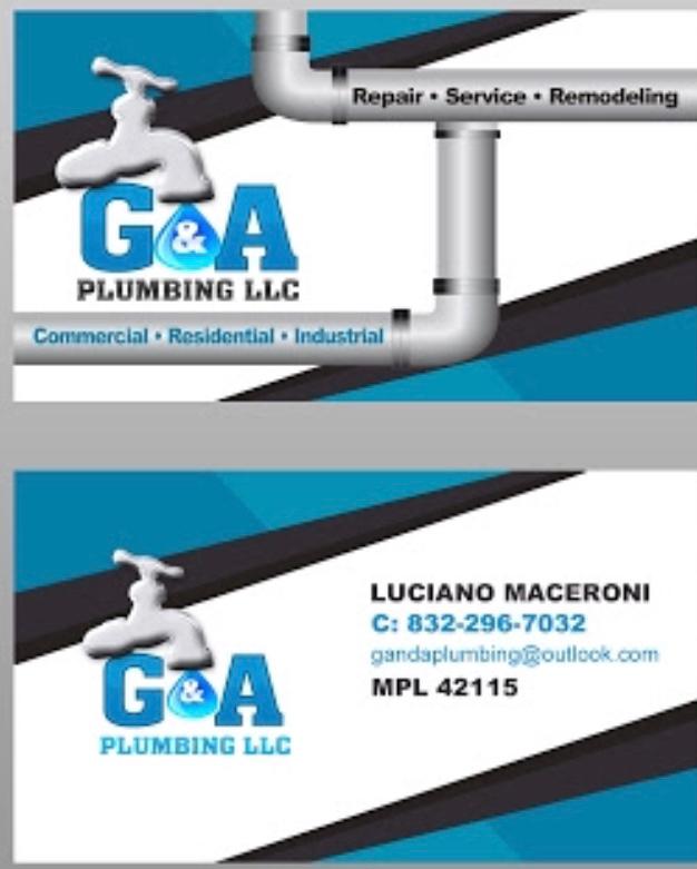 G&A plumbing LLC | 17706 Mellow Ridge Dr, Spring, TX 77379, USA | Phone: (832) 296-7032