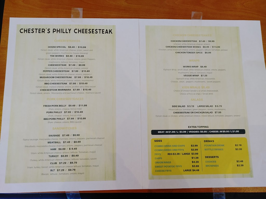 Chesters Philly Cheesesteaks | 4550 Wadsworth Blvd, Wheat Ridge, CO 80033, USA | Phone: (303) 284-6093