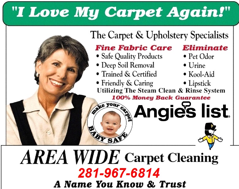 AreaWide Carpet Cleaning Of Cinco Ranch | 21950 Cinco Ranch Blvd b, Katy, TX 77450, USA | Phone: (281) 967-6814