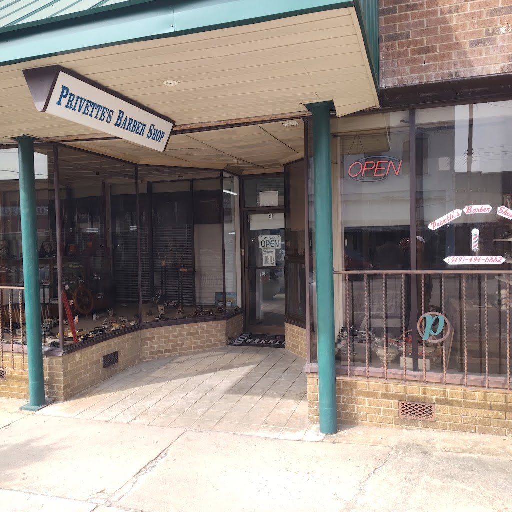 Privettes Barber Shop | 8 S Main St, Franklinton, NC 27525, USA | Phone: (919) 494-6882