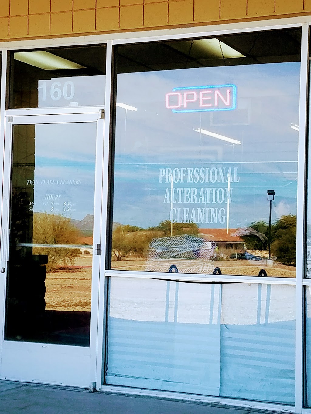 Twin Peaks Cleaners | 9110 N Silverbell Rd # 160, Tucson, AZ 85743 | Phone: (520) 744-9310